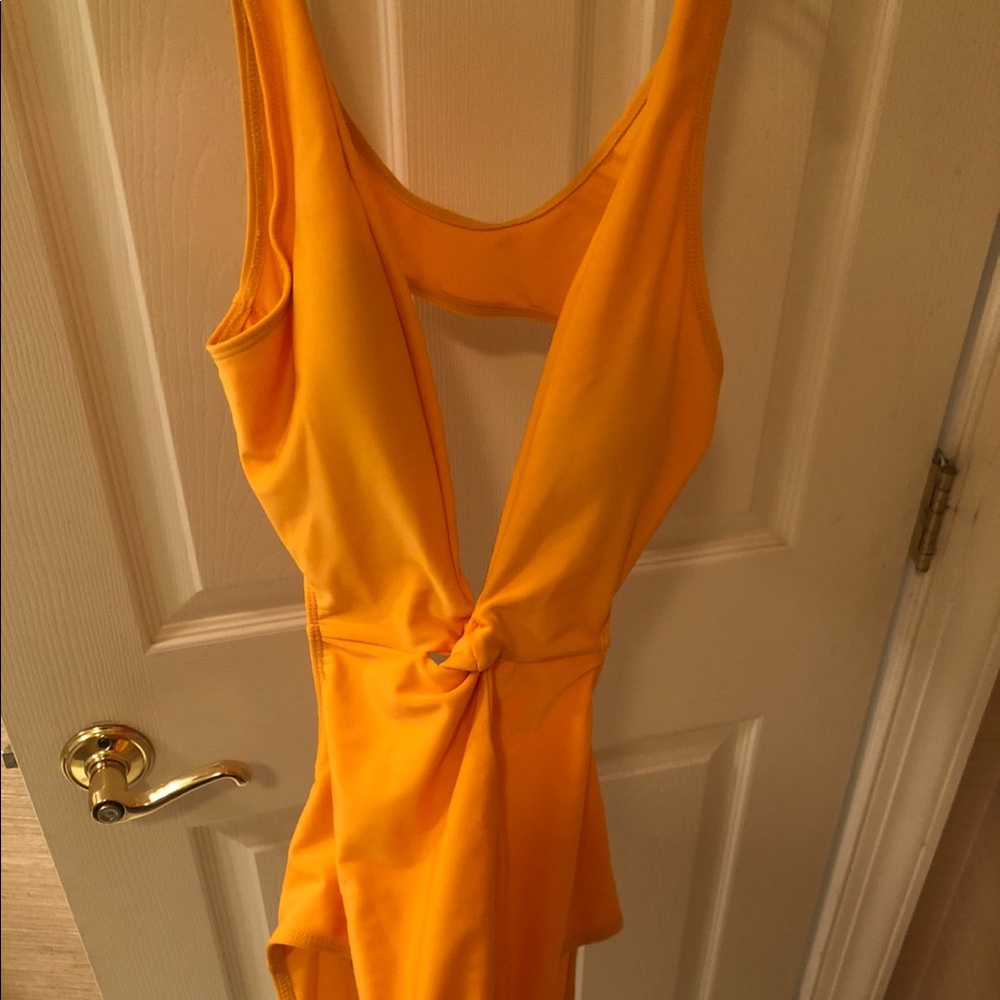 One piece bathing suit